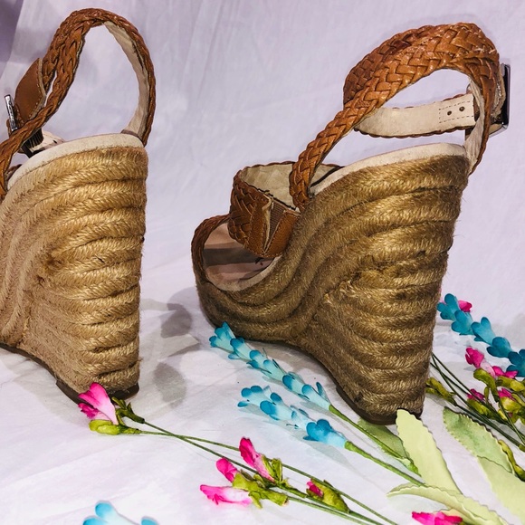 Michael Kors “Juniper” Woven Wedge Sandals - 7.5M - Picture 2 of 7